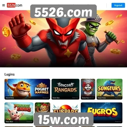 Principais jogos disponíveis em 5526.com
